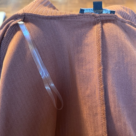 Papermoon Chestnut Ribbed cropped jacket - Picture 8 of 8